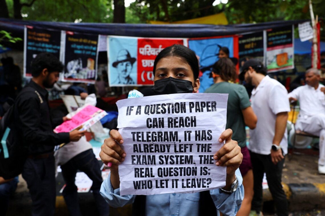 Protes di India menuntut akuntabilitas dalam pendidikan