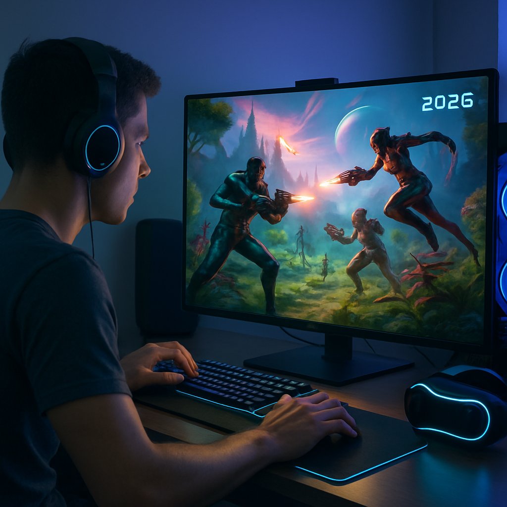 Ilustrasi Game Online Terbaru 2026: Tren dan Tampilan Memukau