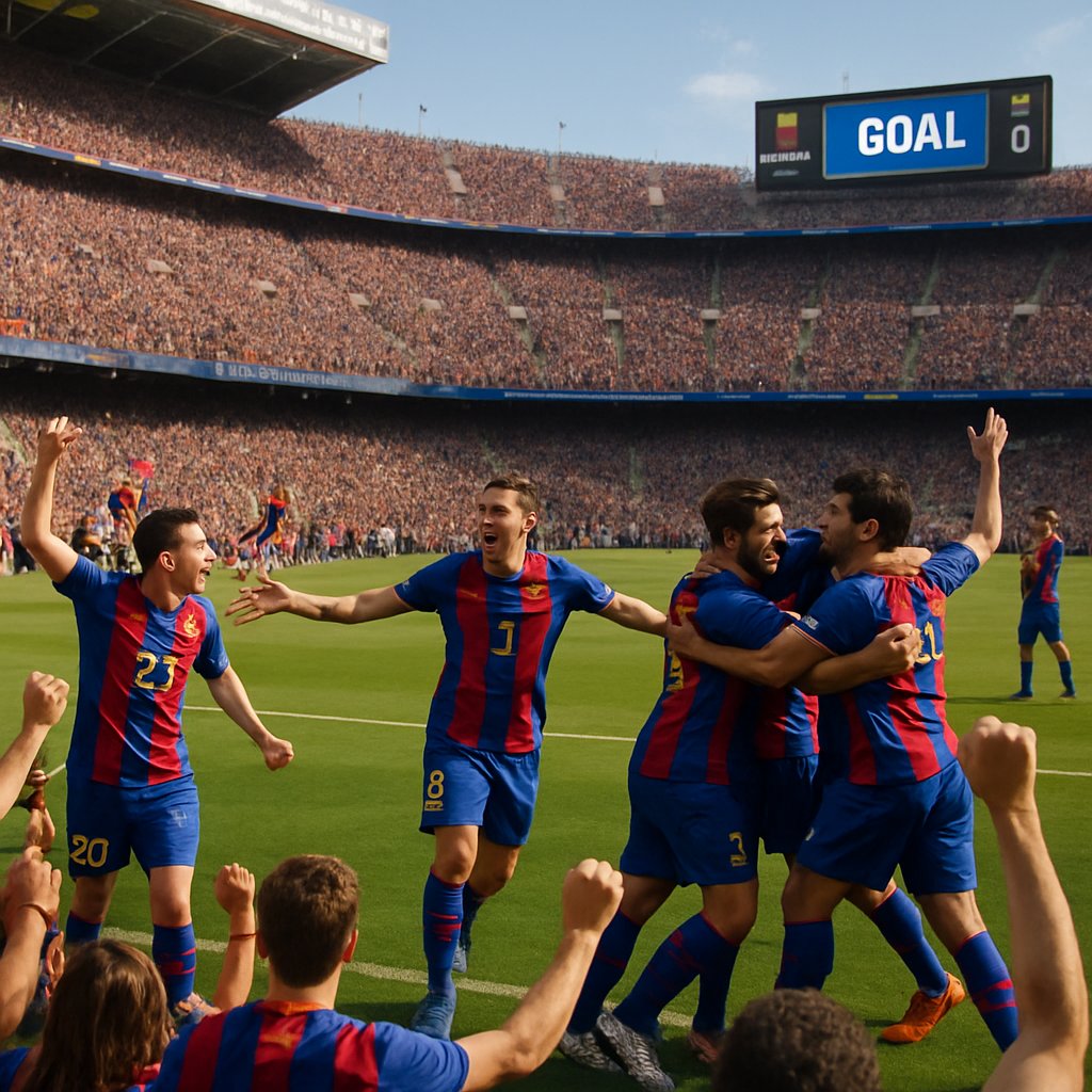 Ilustrasi Barcelona Ukir Rekor Lagi Bersama Hansi Flick - zeusbola