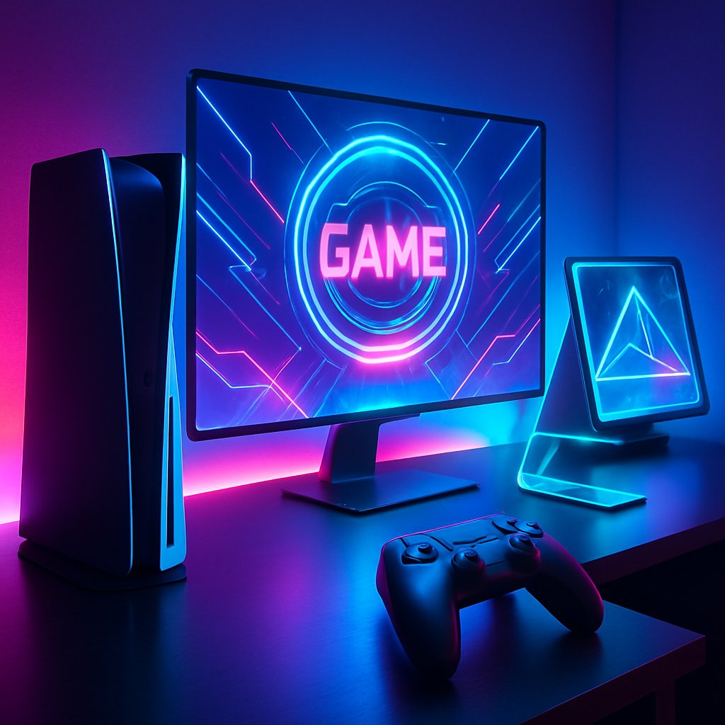 Ilustrasi Game Online Populer 2026: Futuristik, Modern, Elegan